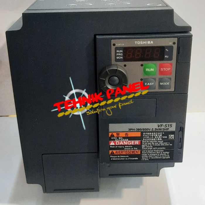 INVERTER TOSHIBA 380V 2,2KW VF-S15