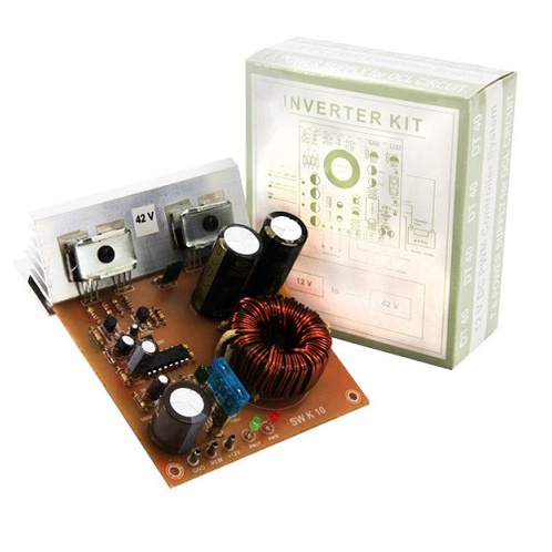 Inverter MOBIL 12V DC to 42V CT 32V DC Step Up converter tegangan dc