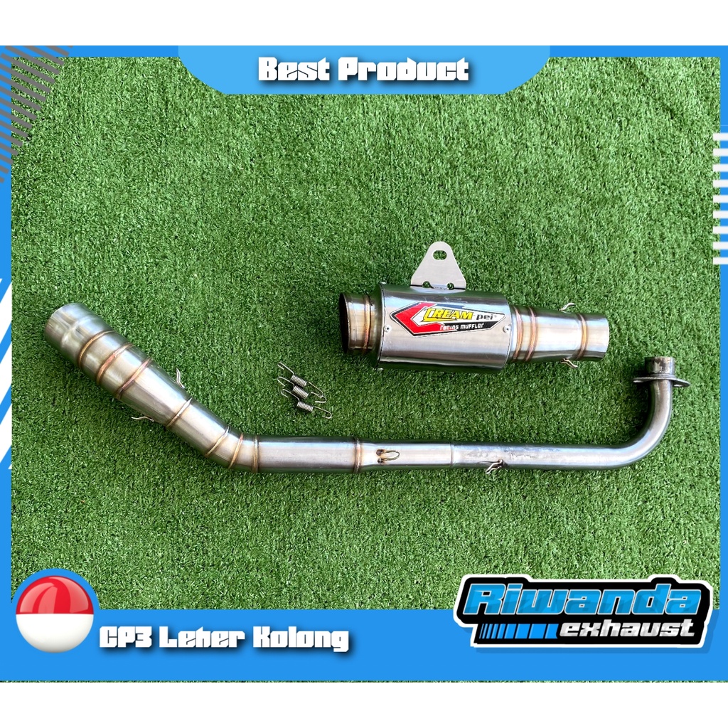 KNALPOT CP2 CP3 CR3 CREAMPIE KOLONG JUPITER Z VEGA R VEGA ZR JUPITER Z1 SUPRA LAMA REVO LAMA SUPRA X