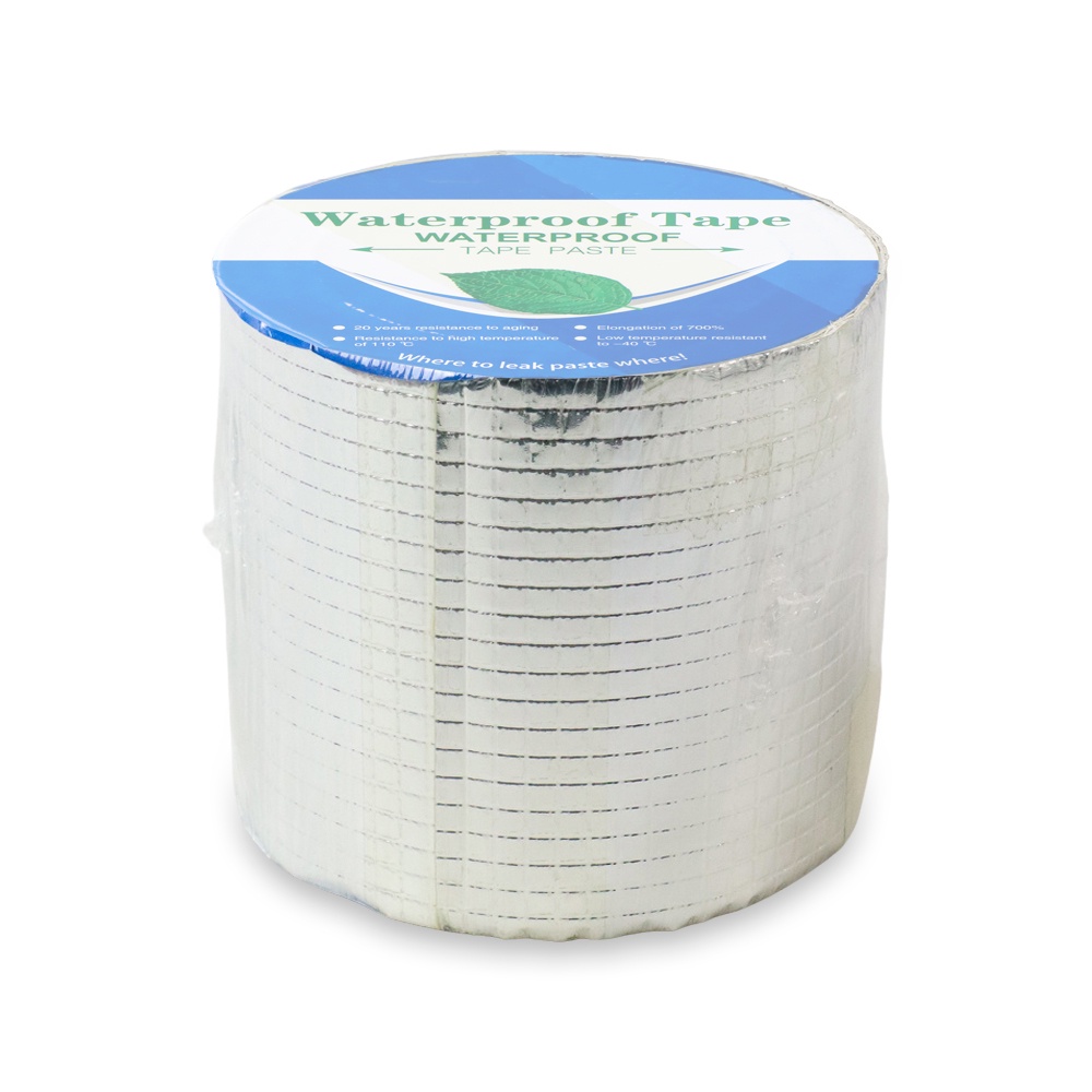 Lakban Aluminum Foill Waterproof Adhesive 10 cm x 5 m - - LS549 - Silver