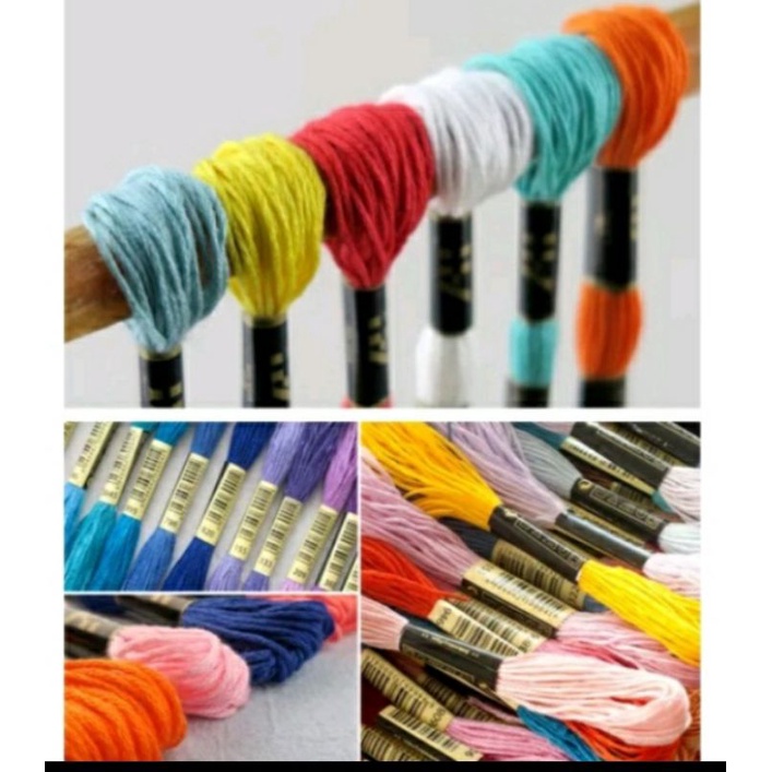 benang sulam kristik  kode mirip dmc