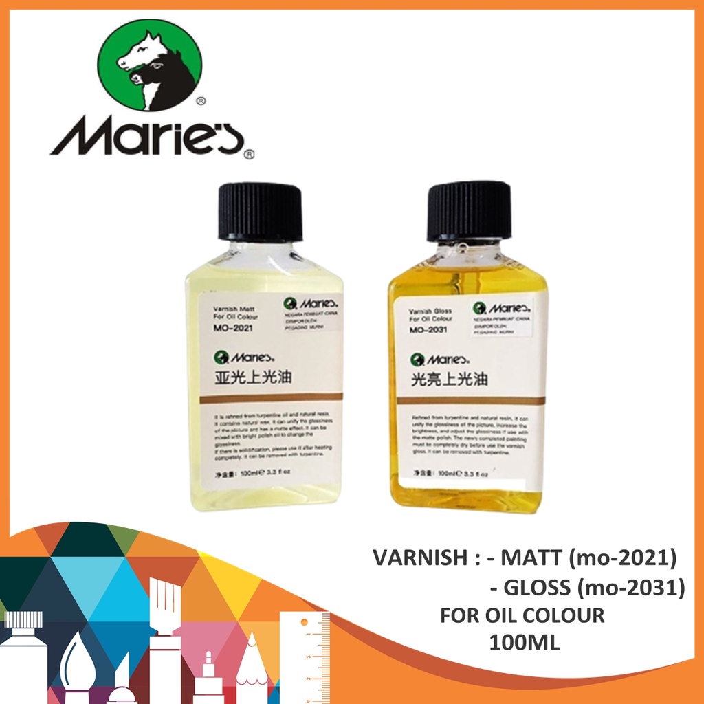 

Maries Oil Varnish 100ml / / Varnish / Maries Varnish / Gloss Varnish / Matt Varnish