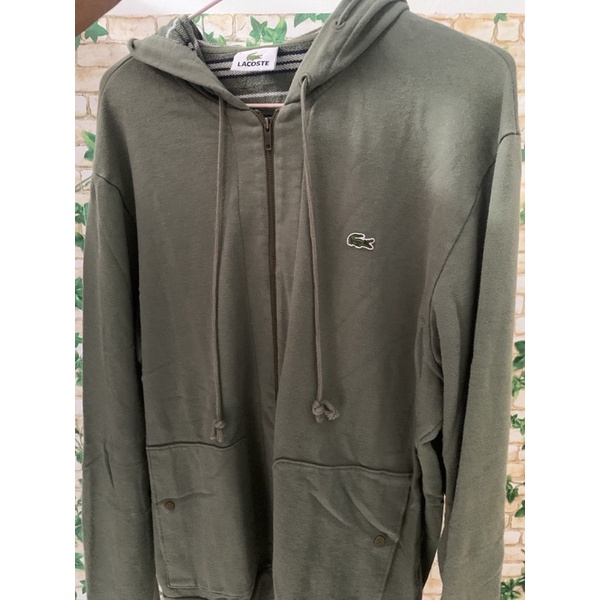 zipper hoodie lacoste