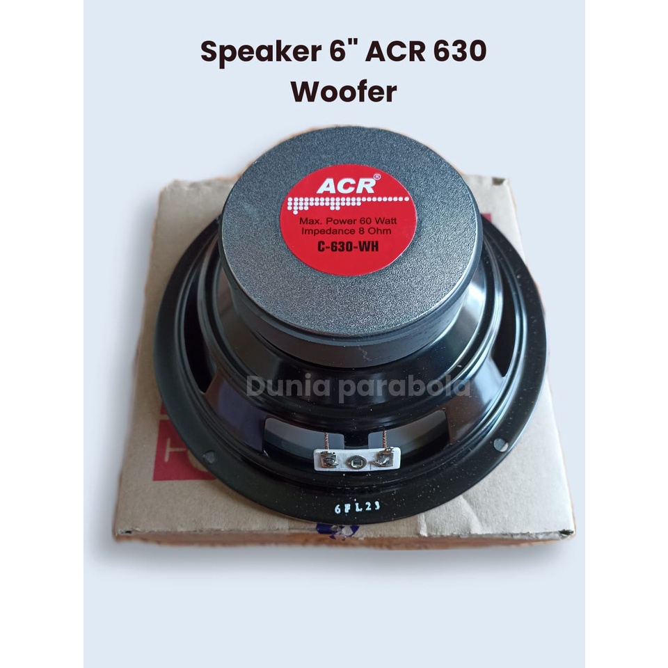 speaker 6 inch ACR woofer C 630 WH polyphane 60Watt