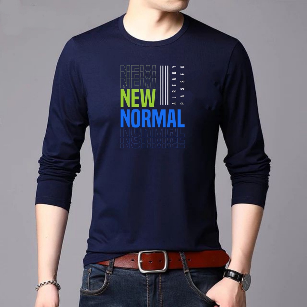 Kaos Pria Lengan Panjang Kaos Pria Distro Kaos Pria Keren Kaos Cowok Lengan Panjang