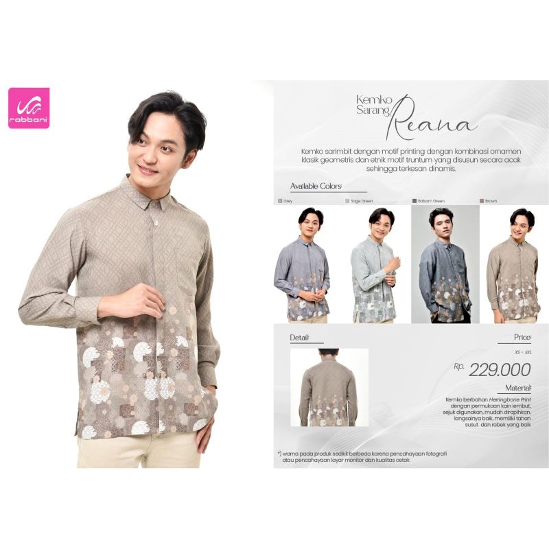 RABBANI - RABBANI NEW- kemko rabbani - kemko lengan panjang - kemko dewasa