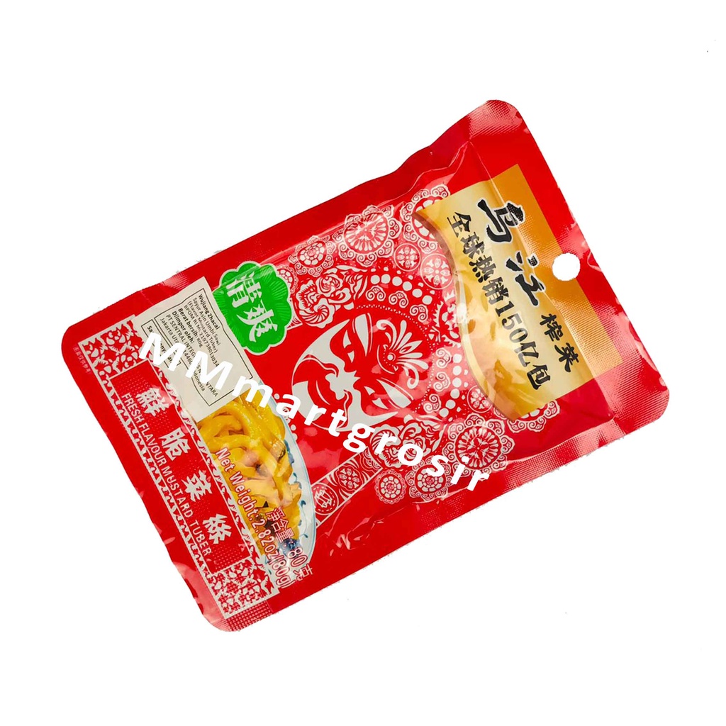 Wu Jiang Zhacai/ Sayur Asin/ Umbi Sawi/ Flavour Mustard Tuber/80g