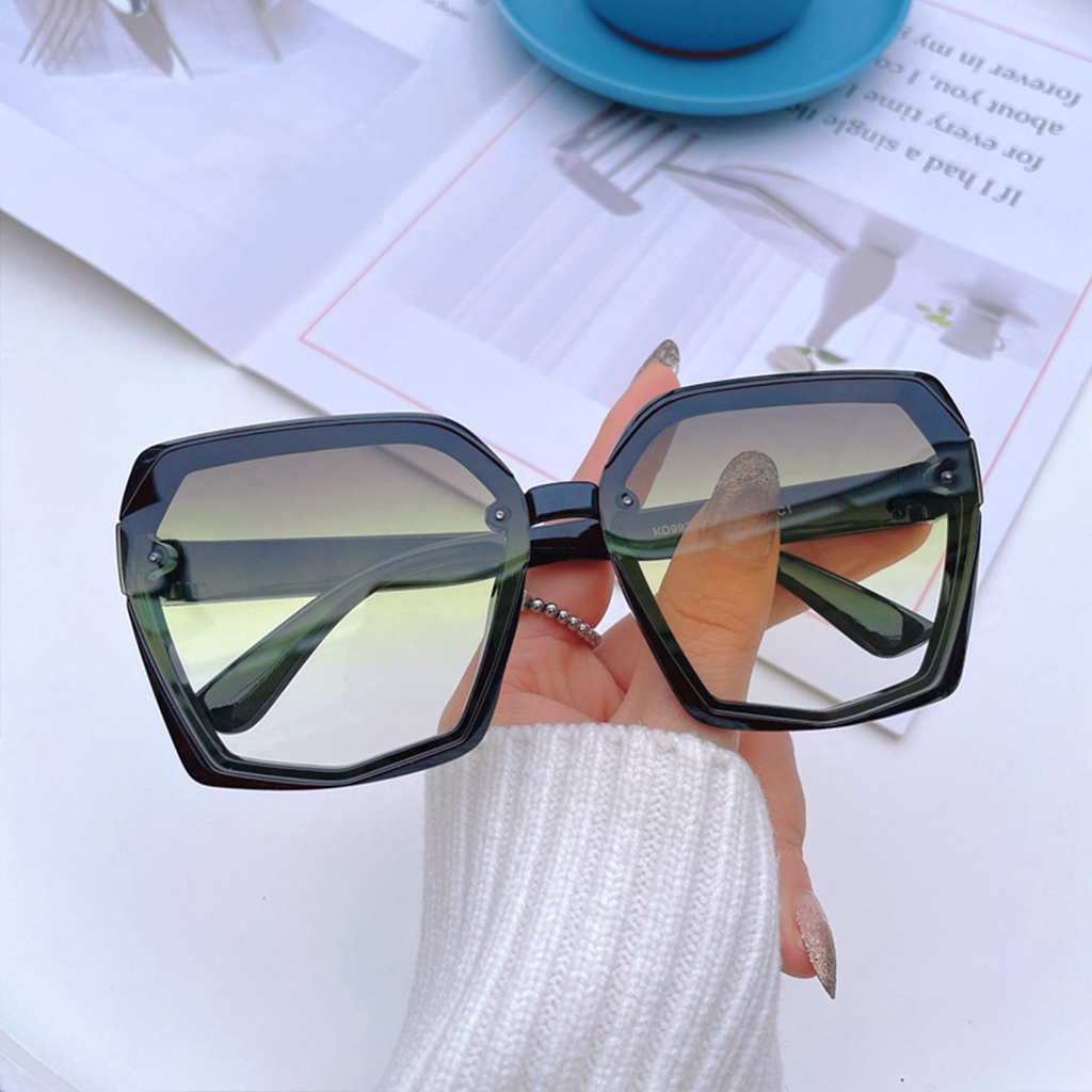 MMM Kacamata Wanita Hitam Kotak Gaya Style Sunglasses 6606 Kaca Mata Fashion Eyewear Murah Import