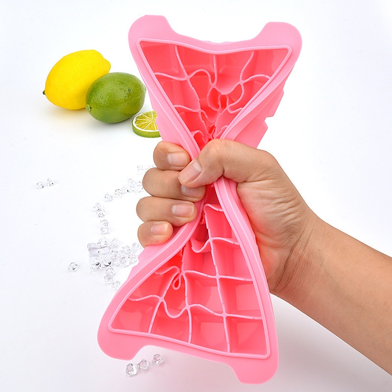 MMM Cetakan Es Batu Cokelat Jelly Silicone Ice Cube Tray Mold 24 36 160 SEKAT Dengan Penutup Food Grade Anti Pecah Alat Cetak