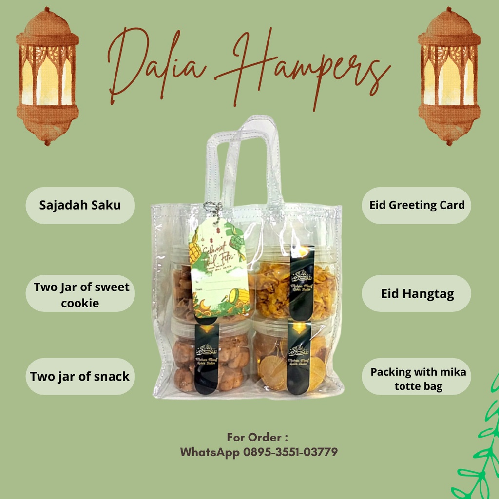 

HAMPERS LEBARAN / HAMPERS IDUL FITRI / KAD O LEBARAN / HADIAH LEBARAN