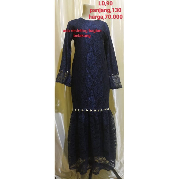 DRESS BRUKAT MODEL DUYUNG/DRESS WARNA NAVY/DRESS BRUKAT REMAJA DRESS BRUKAT ANAK MUDA DRESS BRUKAT C