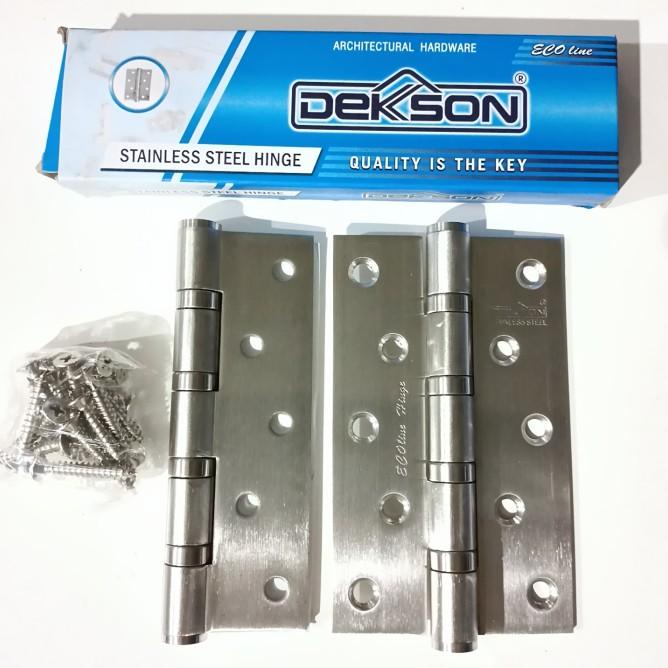 Engsel Pintu Dekson Stainless Steel Ecoline 5"X3"X3Mm 4Bb / 5Inchi