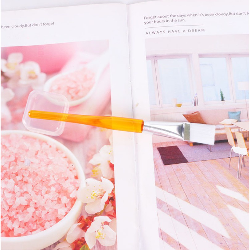 MMM Kuas Masker Bening Transparant Kuas Wajah Make Up Kuas Masker DIY Bulu Lembut kuas transparant