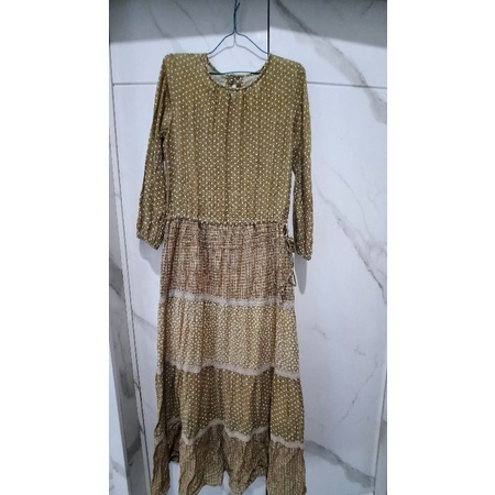 dress korea polkadot