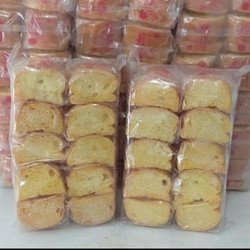 Per 5 Pack Jordan Bakery Roti Kering - Roti Jordan Kering Tabur Gula Per 5 Pack Isi 50 Bungkus