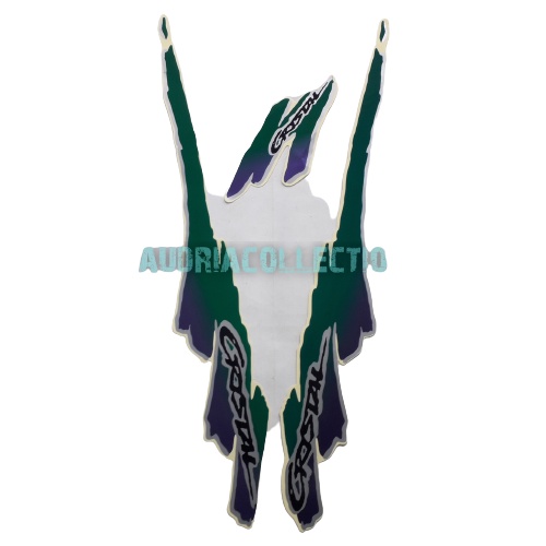 Sticker Striping Motor Suzuki Crystal Tune 1994 Hijau