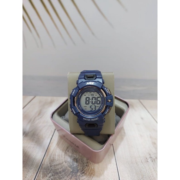 COD JAM TANGAN TERBARU WANITA HRZ ORIGINAL DIGITAL TIME TAHAN AIR