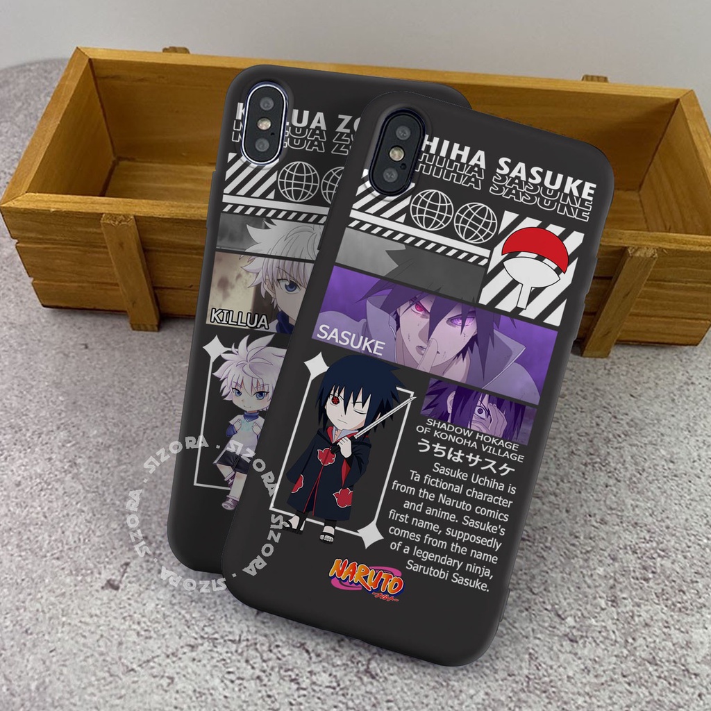 AN08 - Nokia 2.1 3.1 5.1 5.1PLUS 6.1PLUS 5 2 3 6 5.3 Softcase Hitam Anime.