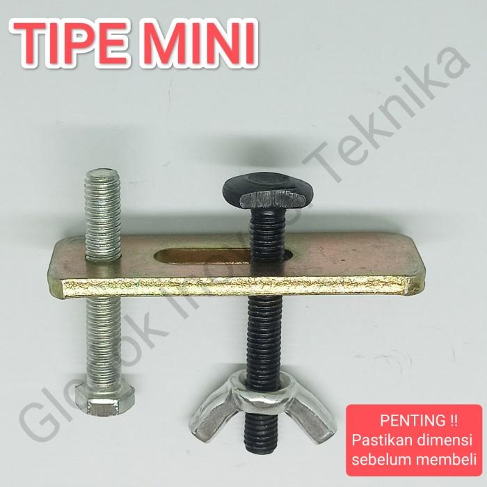 Clamp clamping jepitan fixture T-slot pressure plate CNC router (Mini)