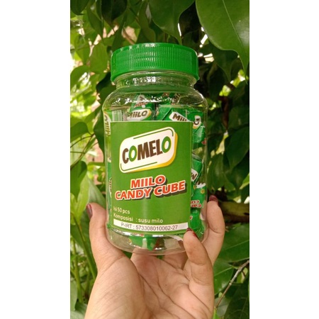 

MiiLo candy cube isi 50pc botol / permen milo lokal botol