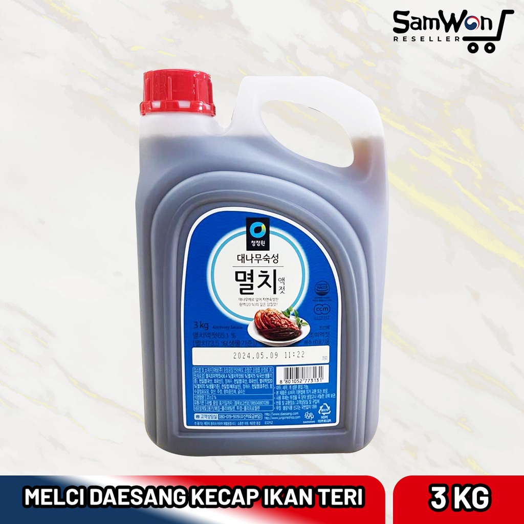 

Melci DAESANG Chung Jung One Anchovy Myeolchi Kecap Ikan Teri 3kg