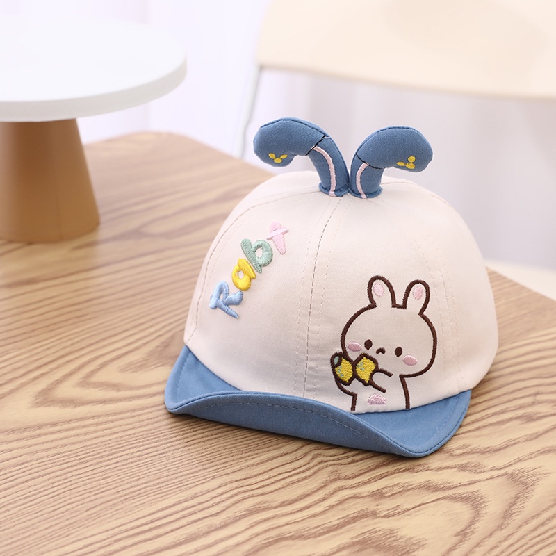 NEW Topi baseball bayi laki-laki dan perempuan motif rabbit 2 warna