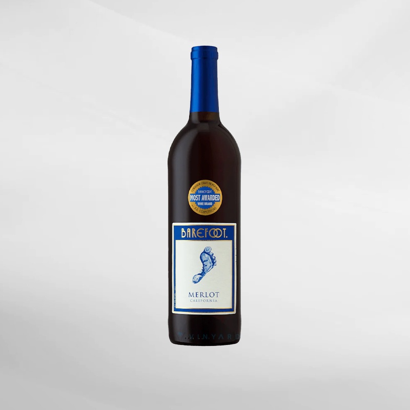 Barefoot Cellar Merlot Wine 750ml ( Original &amp; Resmi By Vinyard )