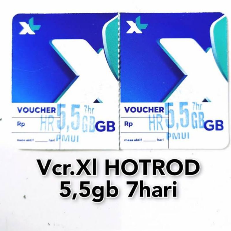 Voucher XL 5.5GB 7Hari