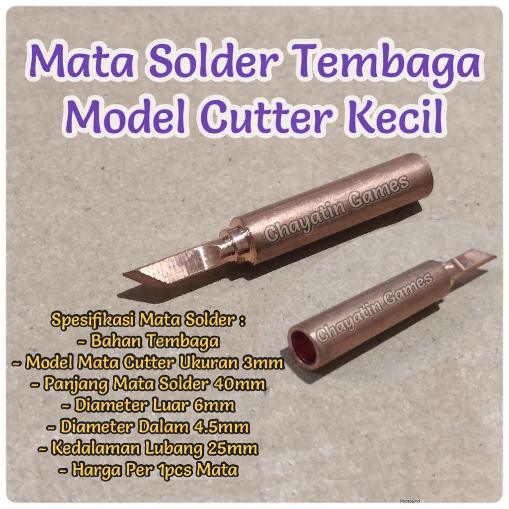 Mata Solder Station Tembaga Type 936 - SK Model Cutter Kecil