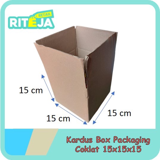 

Kardus Box Packaging Coklat 15x15x15