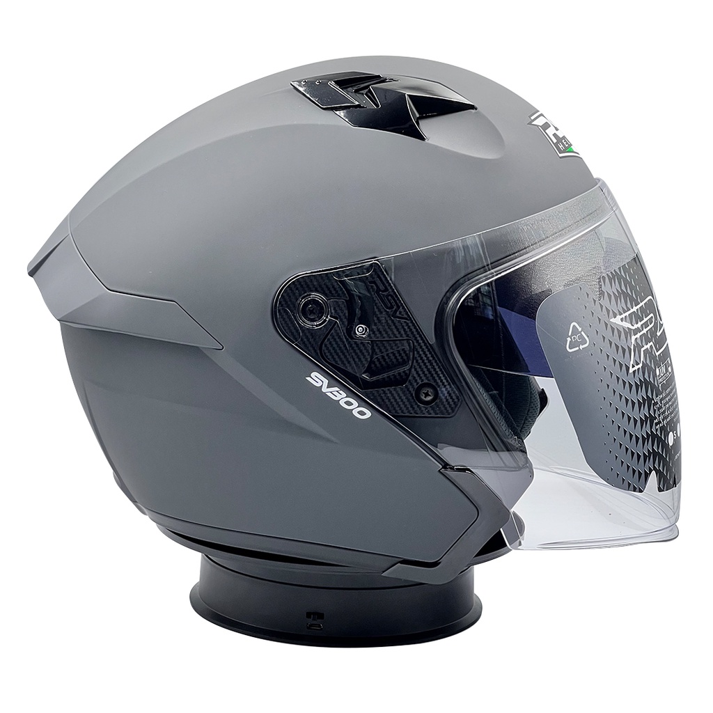 Helm RSV SV300 Solid Double Visor Charcoal Doff