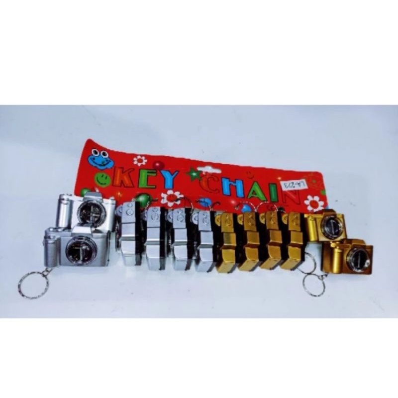 GANTUNGAN KUNCI KAMERA NYALA LAMPU 12 BUAH