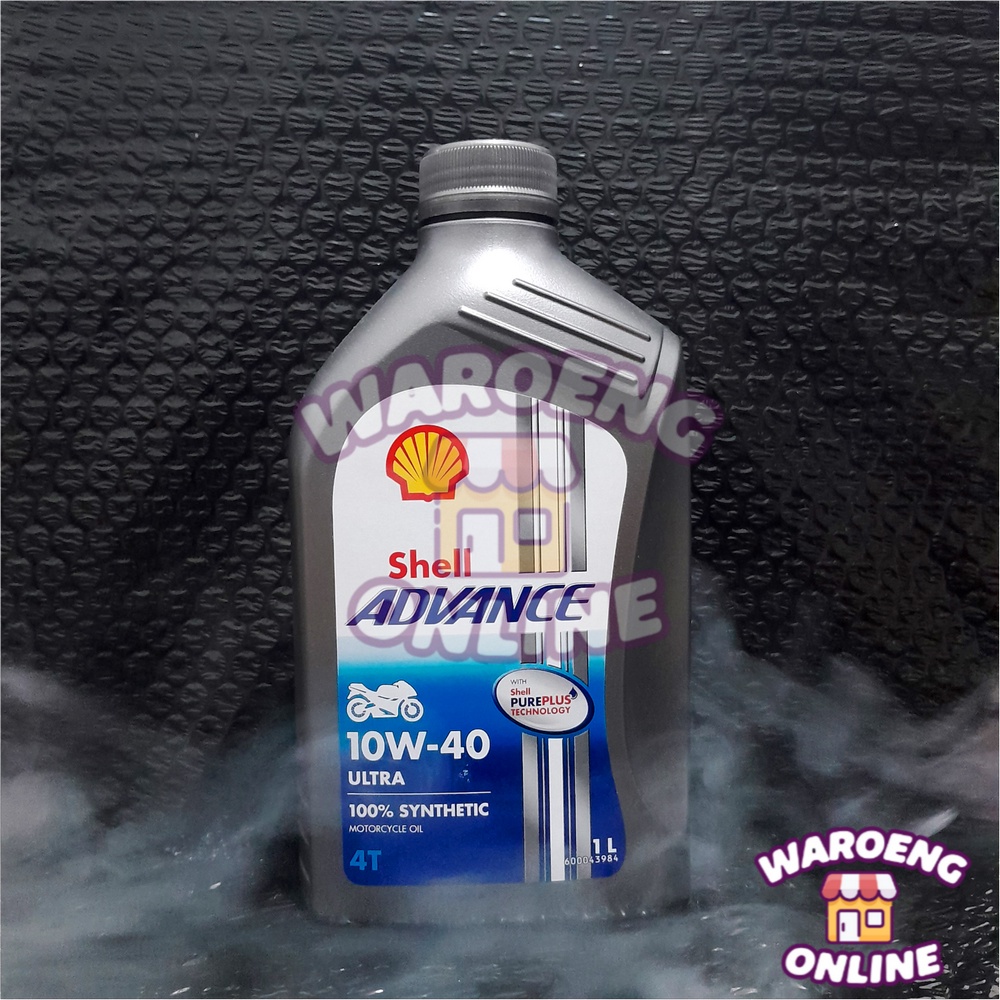 SHELL ADVANCE ULTRA 10W40 / 15W50 / 5W40 MA 100% SYHTHETIC OLI MESIN MOTOR MATIC DAN MANUAL 4T