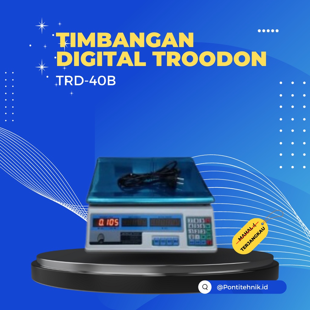 Troodon TRD 40 B Timbangan Digital Buah & Sayur