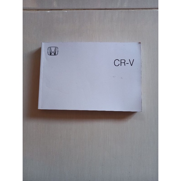 Buku Manual Honda CRV 2017 - 2021 Original
