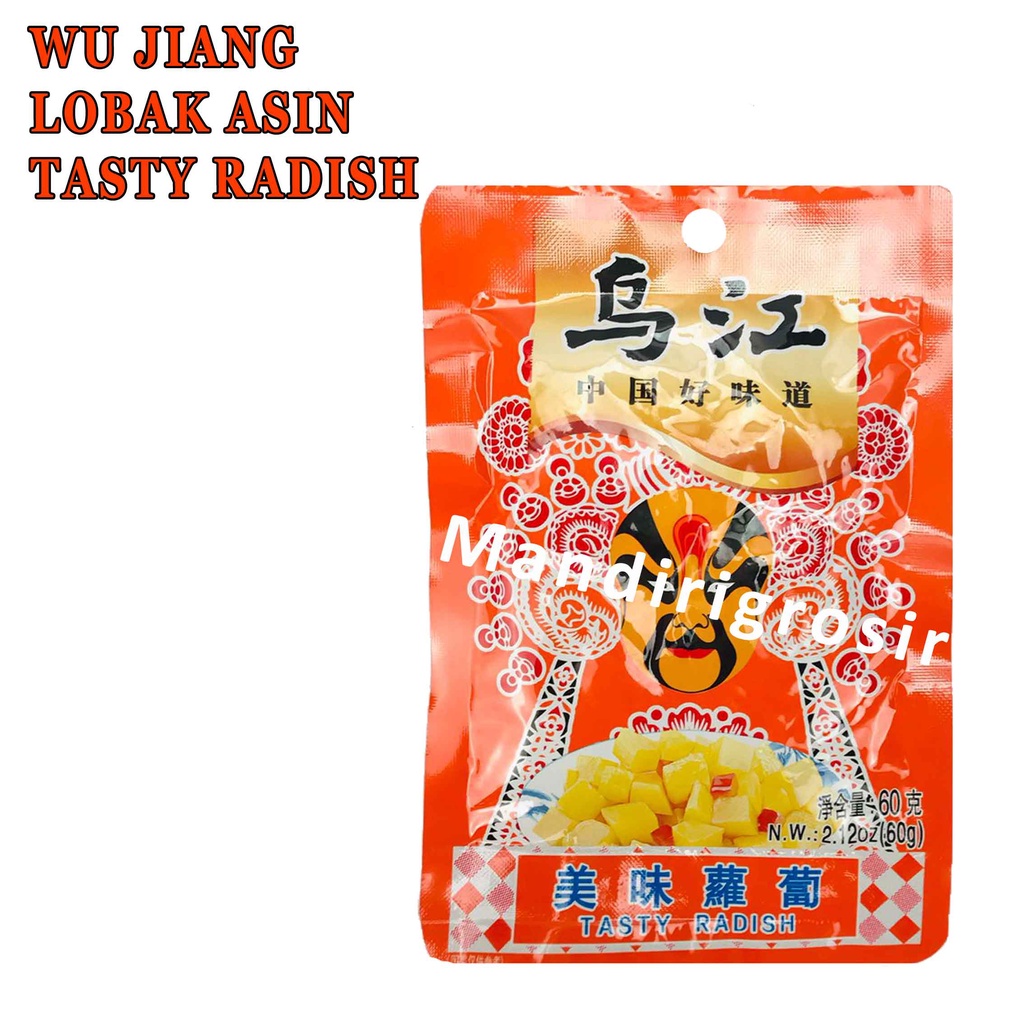 Lobak Asin* Wu Jiang* Tasty Radish* Lobak Acar* 60g