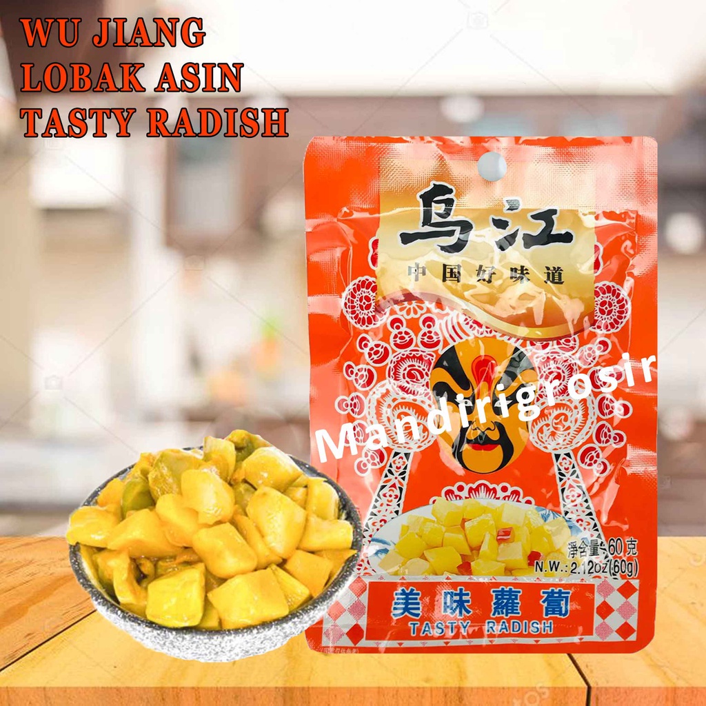 Lobak Asin* Wu Jiang* Tasty Radish* Lobak Acar* 60g
