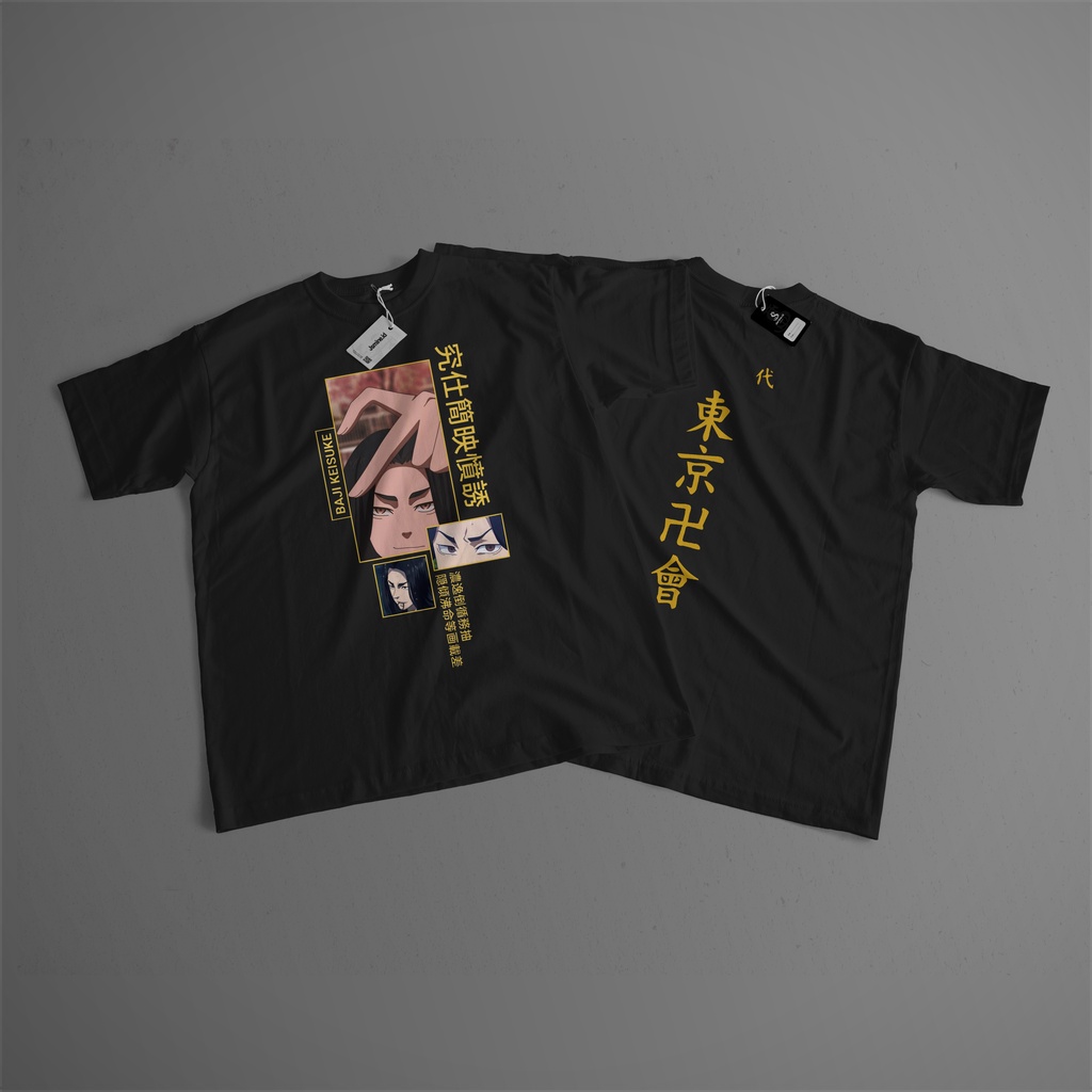 KAOS OVERSIZE BAJI TOKYO REVENGERS | Kaos Anime Tokyo Revengers