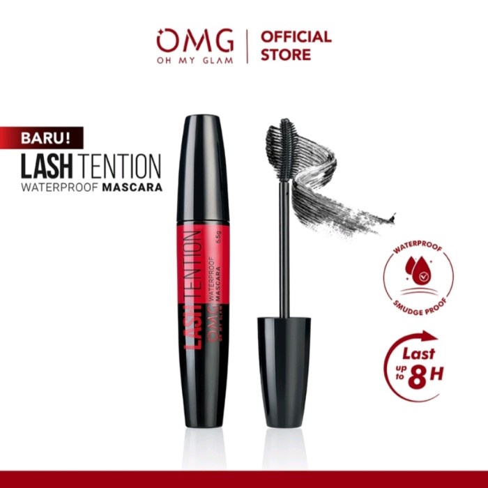 OMG OH MY GLAM MASCARA WATERPROOF EYEBROW MASCARA MAKE UP MATA 6,5GRAM