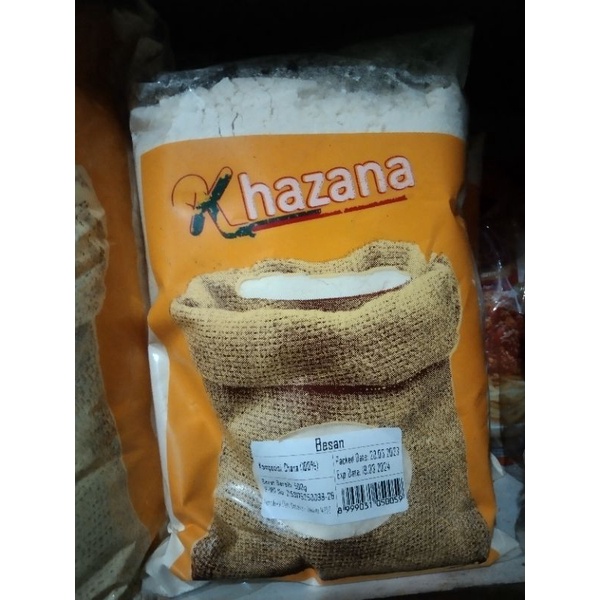 

besan flour khazana/tepung garbanzo kacang Arab 500gr