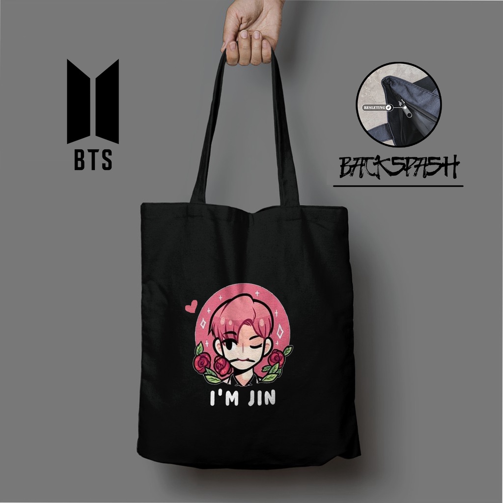 TOTEBAG BTS CHIBI LUCU KPOP BISA CUSTOM