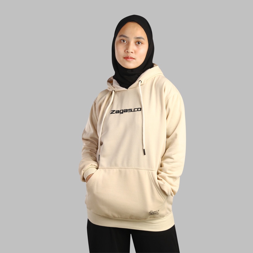 HOODIE Pria Original Sweater Zagas.Co Hodie Baster Cold Autenthic Branded Hoodie Cream