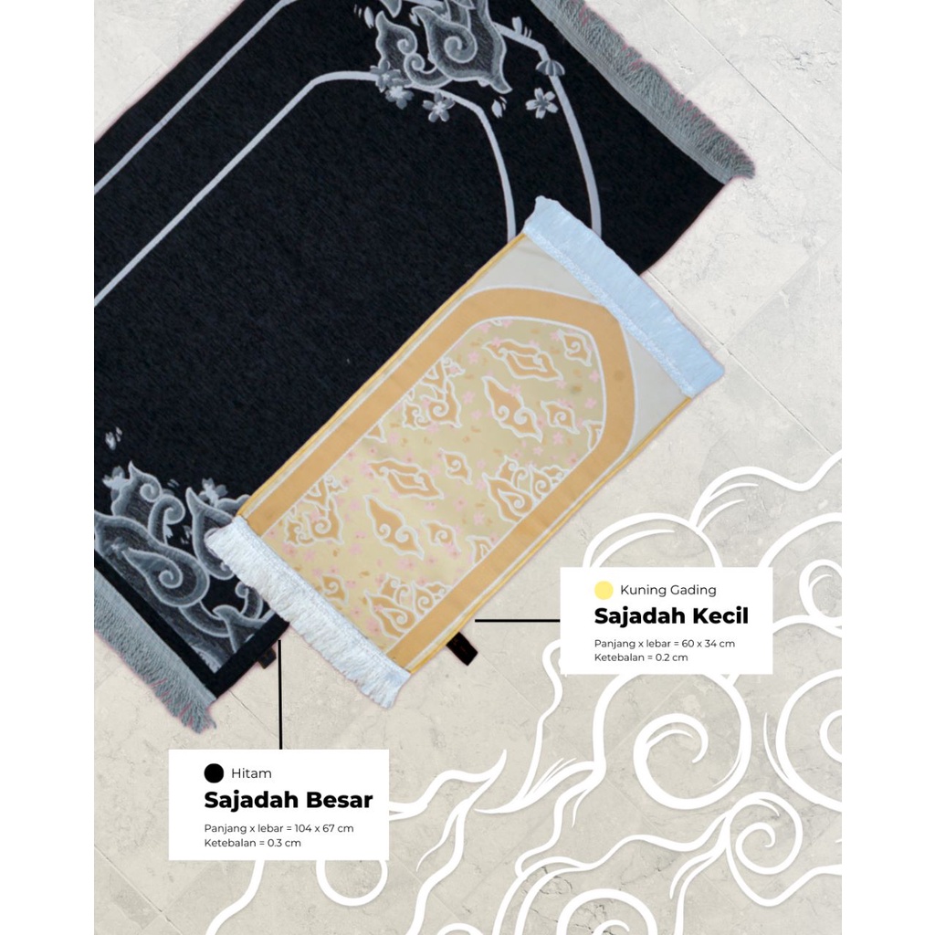 BT BATIK TRUSMI X FENITARIE Sajadah Batik Mega Mendung Collection