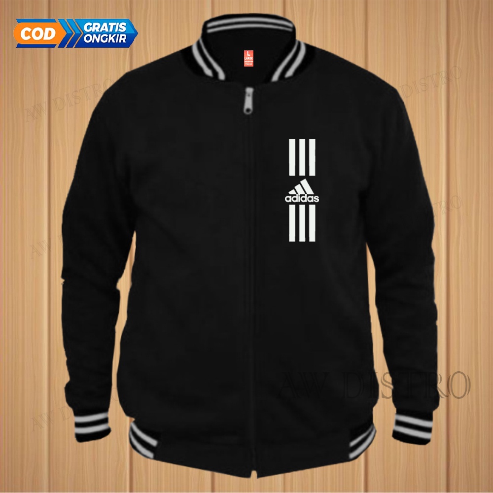 COD Jaket Baseball Varsity Distro Adds Text Putih Premium Quality