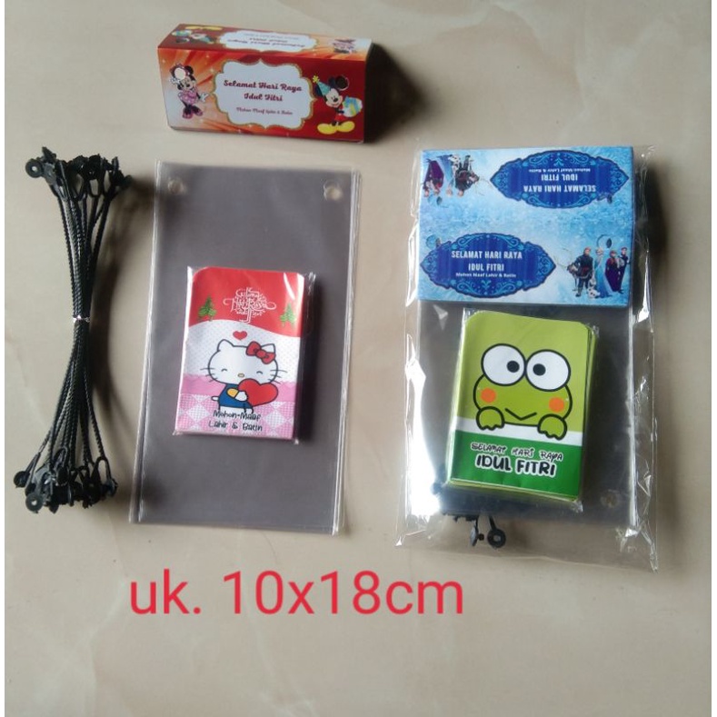 

Paket Plastik Lebaran Idul Fitri uk 10x20cm & amplop Lebaran kartun