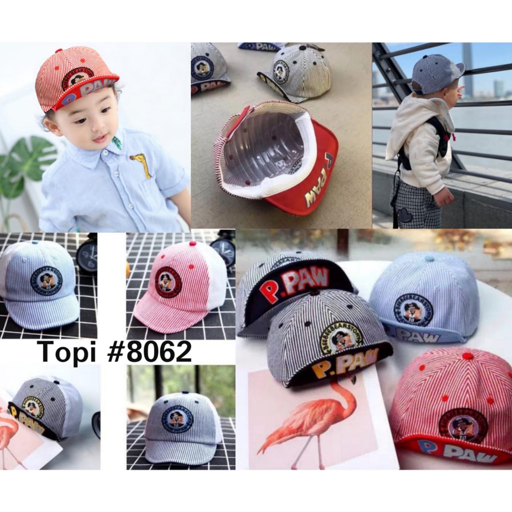 Topi Pawin Paw Bear Bordir (TP-PBB) Topi Anak