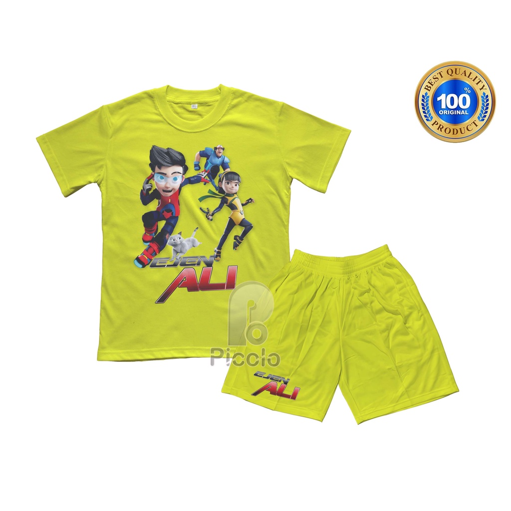 (FREE NAMA) BAJU KAOS ANAK STELAN ALI EJEN BAHAN PREMIUM
