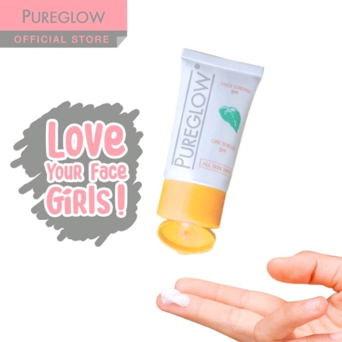 PUREGLOW FACE DAY CREAM SHIELD SPF40 KRIM WAJAH PAGI PUREGLOW 30GRAM