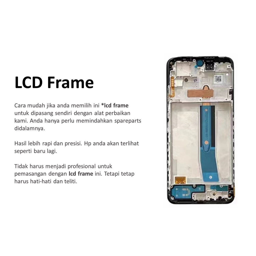 [ CHECK.ID ] LCD + FRAME XIAOMI POCOPHONE POCO M4 PRO 4G ORIGINAL SERVICE PRODUCT