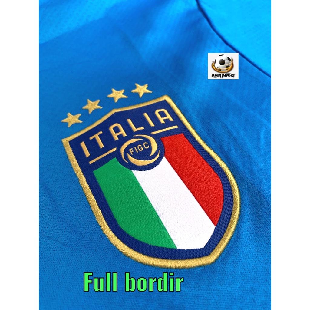 Jersey Baju Bola Italia Home 2022 2023 Grade Ori